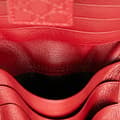 Miniatyrbild 7 av 10: Pre-owned Gucci Microguccissima Zip Around Small Wallet Red
