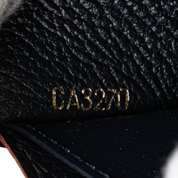 Pre-owned Louis Vuitton Monogram Empreinte Emilie Wallet Blue
