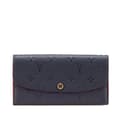 Miniatyrbillede 1 af 10: Pre-owned Louis Vuitton Monogram Empreinte Emilie Wallet Blue