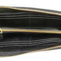 Miniatyrbild 4 av 10: Pre-owned Prada Saffiano Zip Long Wallet Black