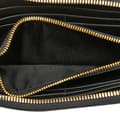 Miniatyrbild 5 av 10: Pre-owned Prada Saffiano Zip Long Wallet Black