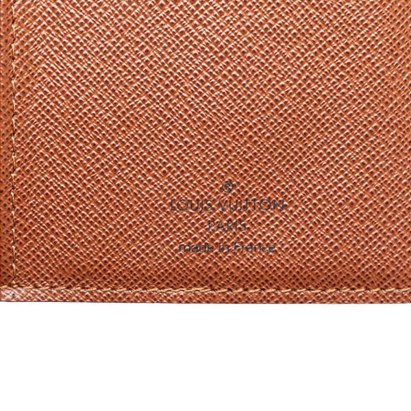 Pre-owned Louis Vuitton Monogram Brazza Wallet Brown