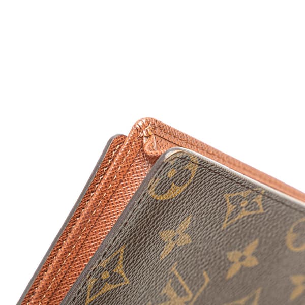 Pre-owned Louis Vuitton Monogram Brazza Wallet Brown