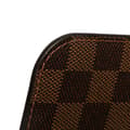 Miniatyrbillede 7 af 10: Pre-owned Louis Vuitton Damier Ebene Neverfull Pouch MM Brown