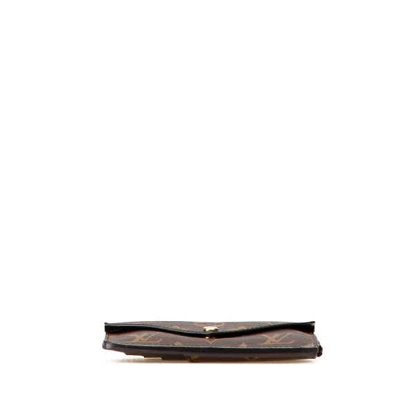 Pre-owned Louis Vuitton Monogram Recto Verso Card Holder Brown
