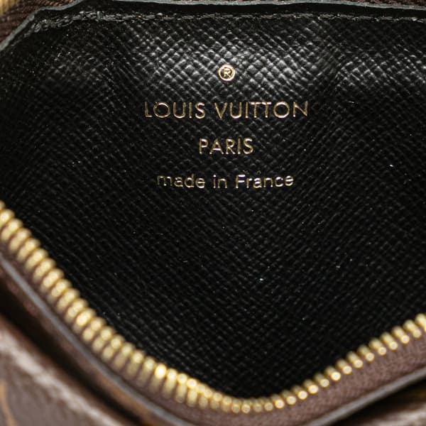 Pre-owned Louis Vuitton Monogram Recto Verso Card Holder Brown