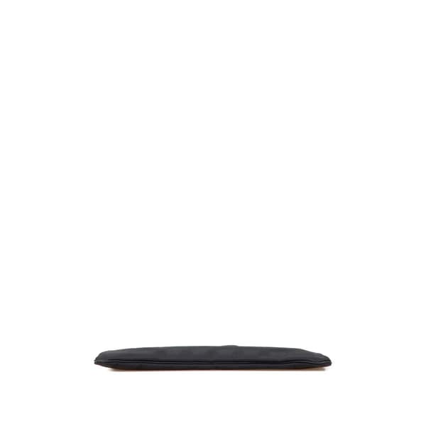 Pre-owned Chanel New Travel Line Nylon Pouch Black