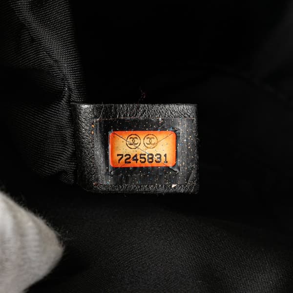 Pre-owned Chanel New Travel Line Nylon Pouch Black