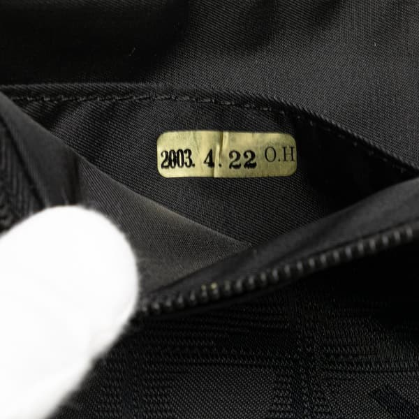 Pre-owned Chanel New Travel Line Nylon Pouch Black