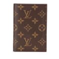 Miniatyrbillede 1 af 10: Pre-owned Louis Vuitton Monogram Passport Cover Brown
