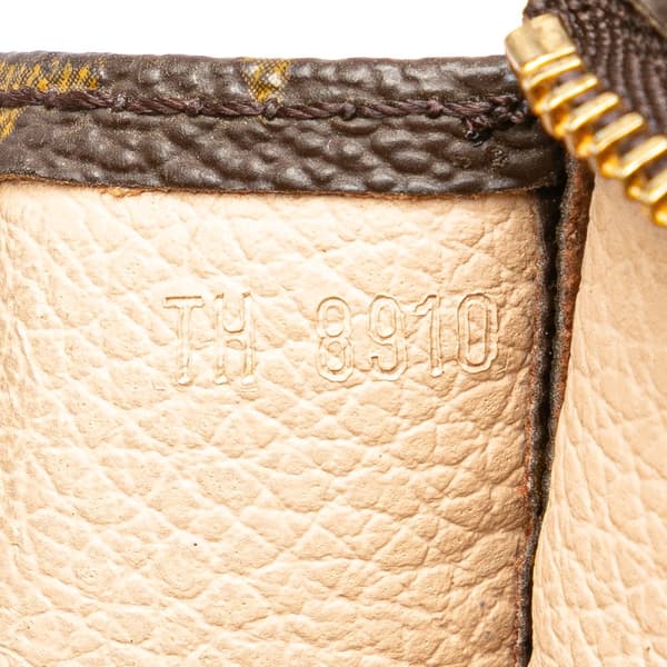 Pre-owned Louis Vuitton Monogram Toiletry Pouch 19 Brown