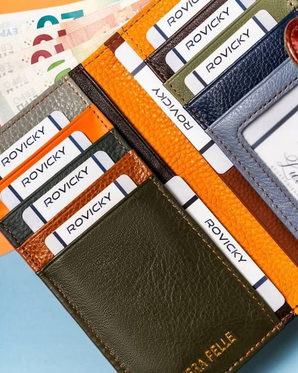Stor damepung i læder med patchwork-mønster fra Lumarko!