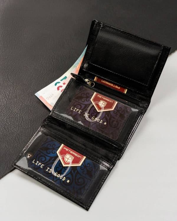 Klassinen miesten lompakko ilman ulkoista lukkoa Lumarko!