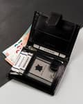 Miniatyrbillede 6 af 11: Stor herrepung i læder med RFID-system fra Lumarko!