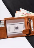 Miniatyrbillede 10 af 11: Stor herre læderpung i liggende format fra Lumarko!