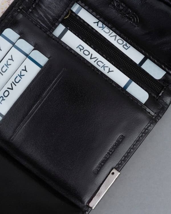 Stor herrplånbok i läder med RFID-system från Lumarko!