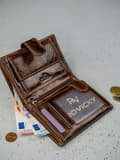 Miniatyrbillede 6 af 11: Herrepung i læder med trykknaplukning fra Lumarko!