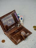 Miniatyrbillede 7 af 11: Herrepung i læder med trykknaplukning fra Lumarko!