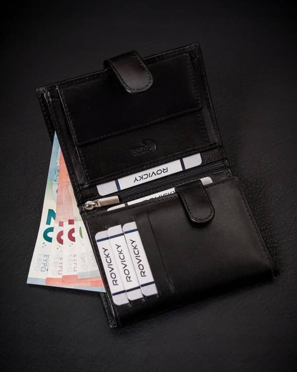Stor herretunge i ægte læder med RFID-system fra Lumarko!