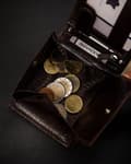 Miniatyrbillede 11 af 11: Stor herre læderpung uden lås Lumarko!