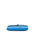 Miniatyrbild 3 av 10: Pre-owned Hermès Chevre Mysore Kelly Longue Wallet Blue