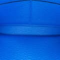 Miniatyrbild 6 av 10: Pre-owned Hermès Chevre Mysore Kelly Longue Wallet Blue