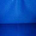 Miniatyrbild 8 av 10: Pre-owned Hermès Chevre Mysore Kelly Longue Wallet Blue