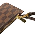 Miniatyrbillede 7 af 10: Pre-owned Louis Vuitton Damier Ebene Neverfull PM Pouch Brown