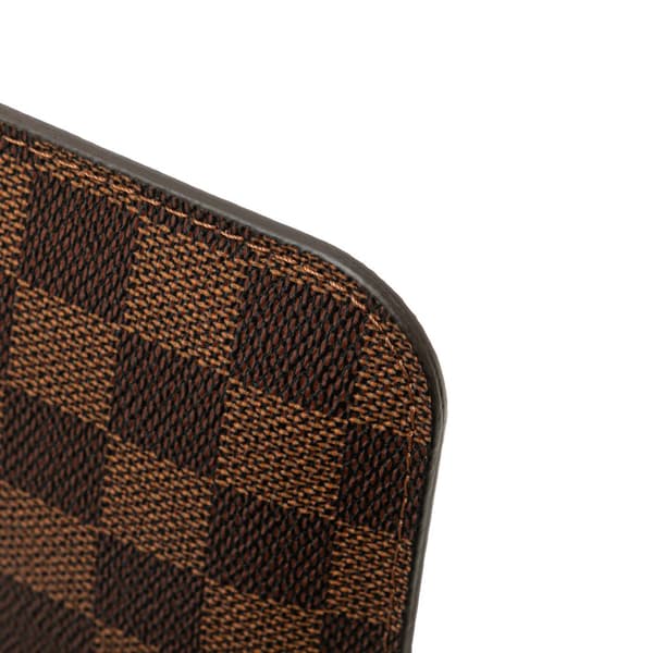 Pre-owned Louis Vuitton Damier Ebene Neverfull PM Pouch Brown