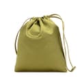 Miniatyrbillede 2 af 10: Pre-owned Miu Miu Satin Duchesse Drawstring Pouch Green