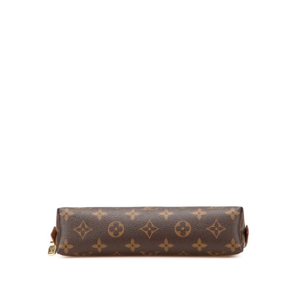 Pre-owned Louis Vuitton Monogram Cosmetic Pouch GM Brown