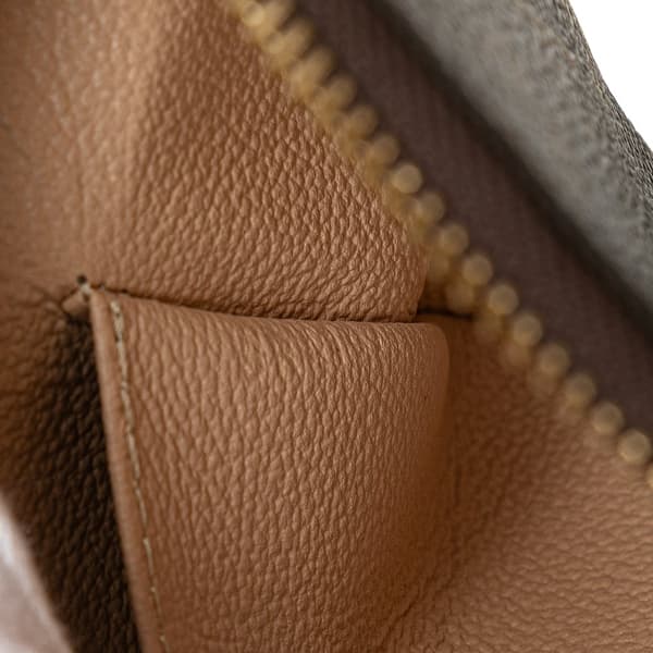 Pre-owned Louis Vuitton Monogram Cosmetic Pouch GM Brown
