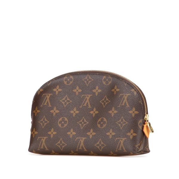 Pre-owned Louis Vuitton Monogram Cosmetic Pouch GM Brown