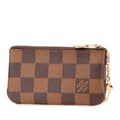 Miniatyrbillede 2 af 10: Pre-owned Louis Vuitton Damier Ebene Pochette Cles Brown