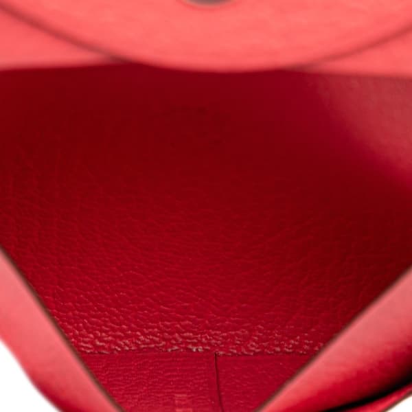 Pre-owned Hermès Chevre Mysore Bastia Coin Pouch Pink