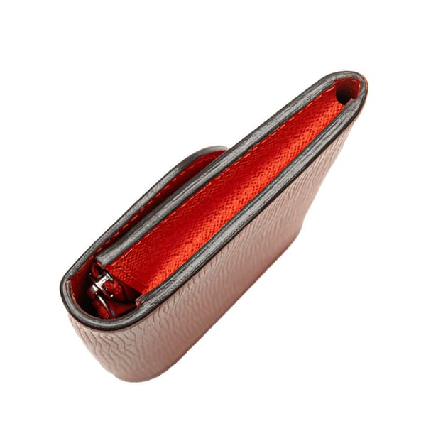 Pre-owned Louis Vuitton Epi Emilie Wallet Orange