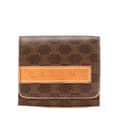 Miniatyrbillede 1 af 10: Pre-owned Celine Macadam Coated Canvas Coin Pouch Brown
