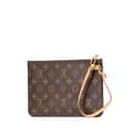 Miniatyrbild 2 av 10: Pre-owned Louis Vuitton Monogram Neverfull Pouch Brown