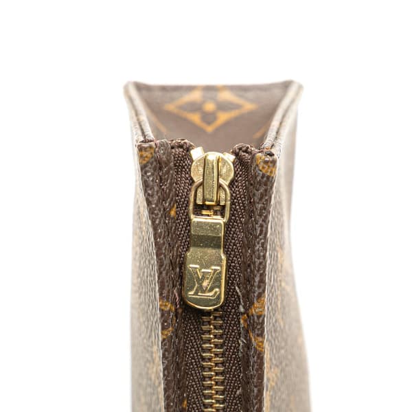 Pre-owned Louis Vuitton Monogram Toiletry Pouch 15 Brown