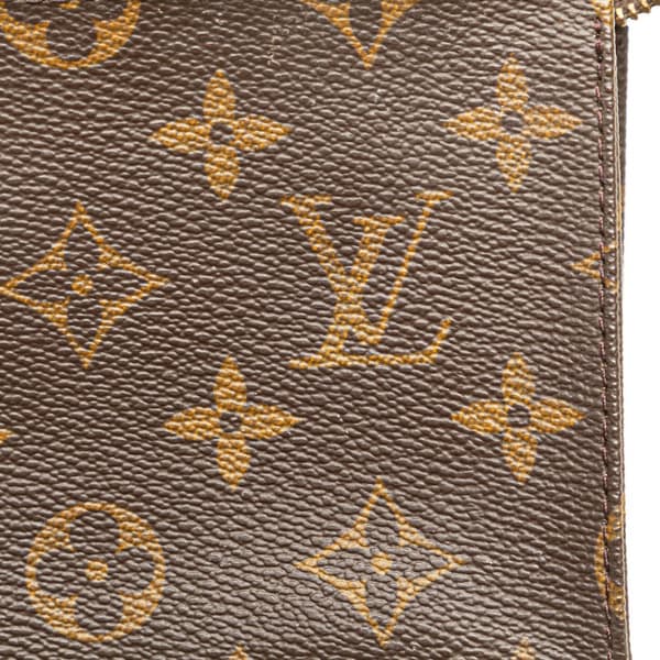 Pre-owned Louis Vuitton Monogram Toiletry Pouch 15 Brown