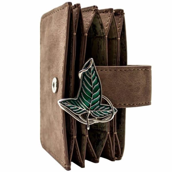 Portfölj Lord of the Rings - 30118 - Förtrollad Skog Elvblad Emblem Portfölj ID-kortshållare - ID-kortshållare, Brun