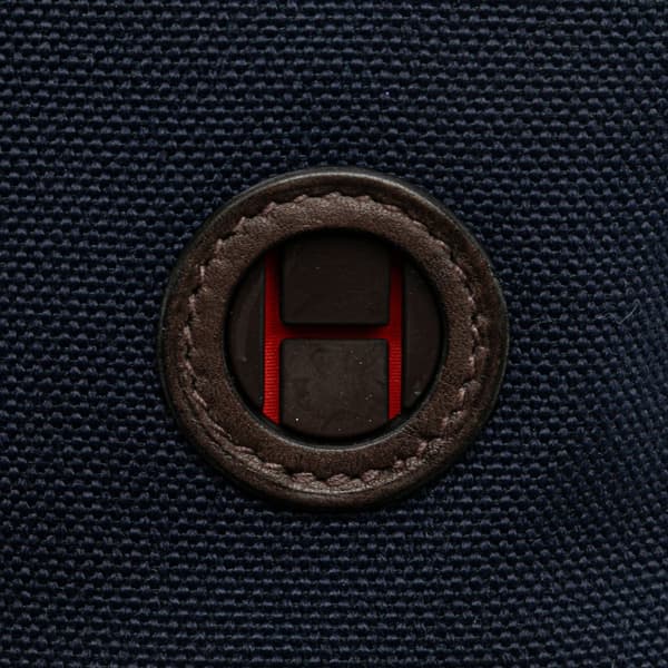 Pre-owned Hermès Coated Canvas On the Go Dog Pouch Blue