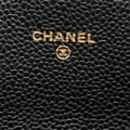 Miniatyrbilde 8 av 10: Pre-owned Chanel CC Quilted Caviar Classic Flap Wallet Black