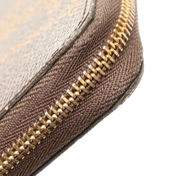 Pre-owned Louis Vuitton Monogram Giant Zippy Coin Purse Brown