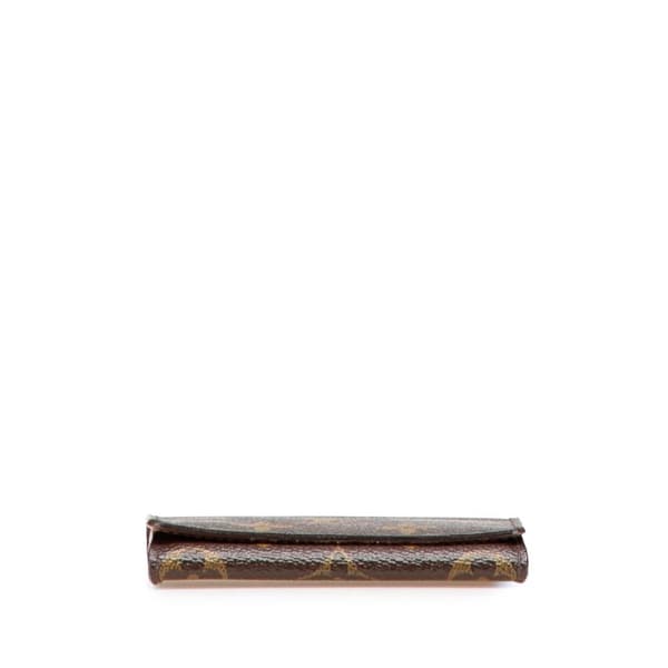 Pre-owned Louis Vuitton Monogram Envelope Business Card Holder Brown