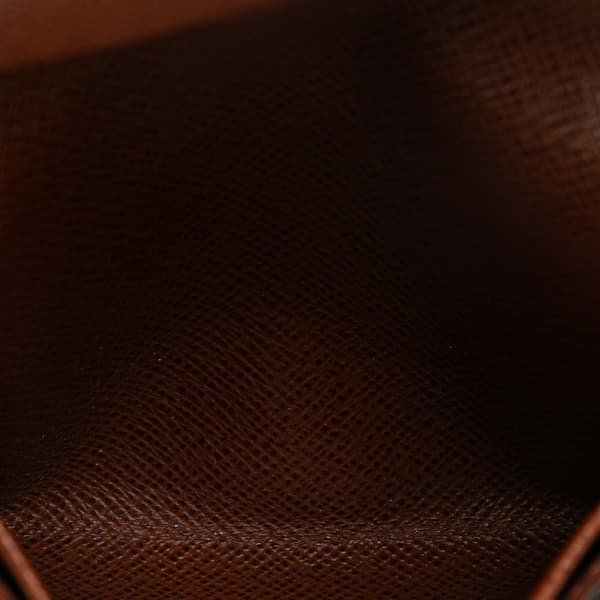 Pre-owned Louis Vuitton Monogram Envelope Business Card Holder Brown