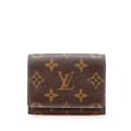 Miniatyrbild 1 av 10: Pre-owned Louis Vuitton Monogram Envelope Business Card Holder Brown