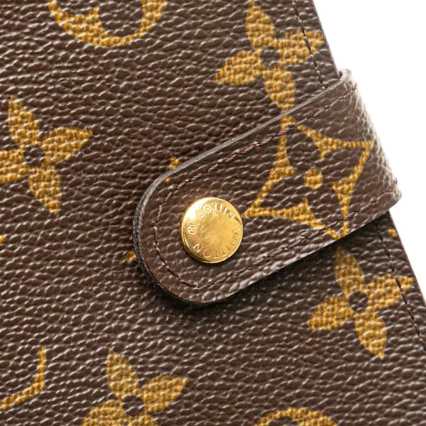 Pre-owned Louis Vuitton Monogram Bifold Compact Wallet Brown