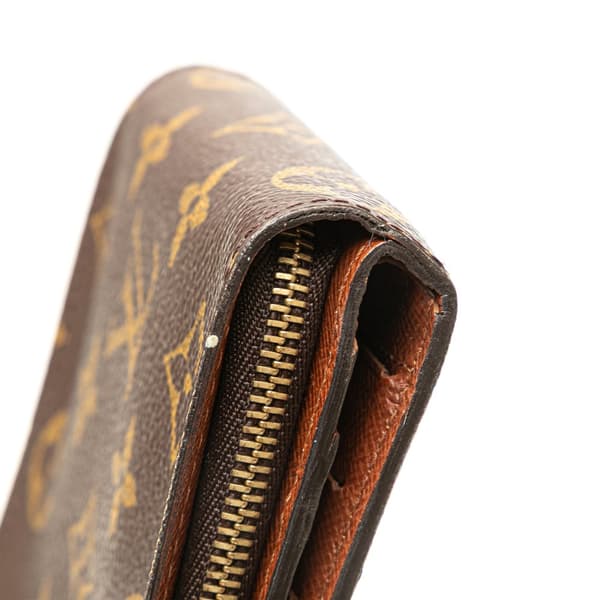 Pre-owned Louis Vuitton Monogram Bifold Compact Wallet Brown