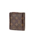 Miniatyrbillede 2 af 10: Pre-owned Louis Vuitton Monogram Bifold Compact Wallet Brown